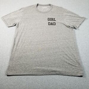Phenomenal Girl Dad T-Shirt Mens 2XL XXL Gray Black Tee Short Sleeve Knit Casual
